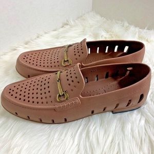 Floaters Mens Sz 13 Brown Driving Water Shoes Slip On Loafer